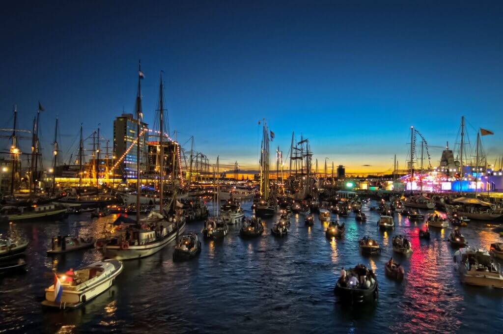 sail amsterdam route